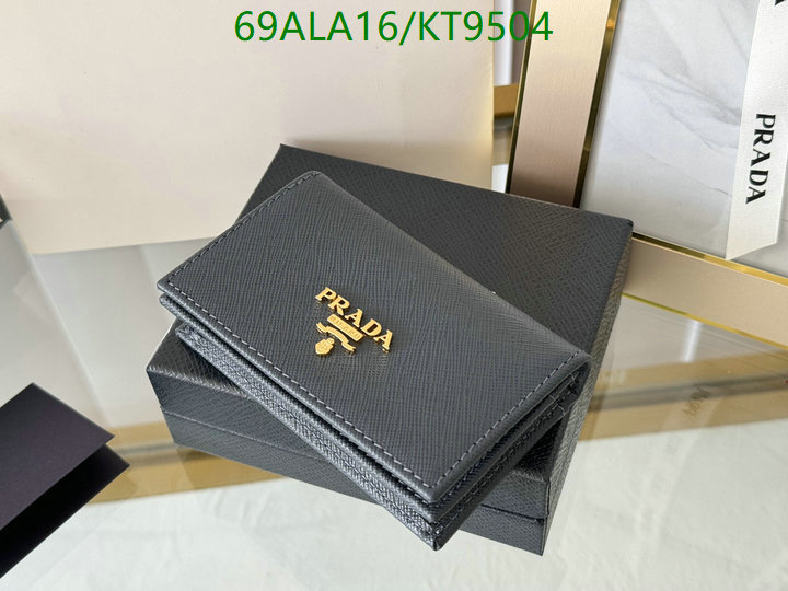 Prada-Wallet Mirror Quality Code: KT9504 $: 69USD