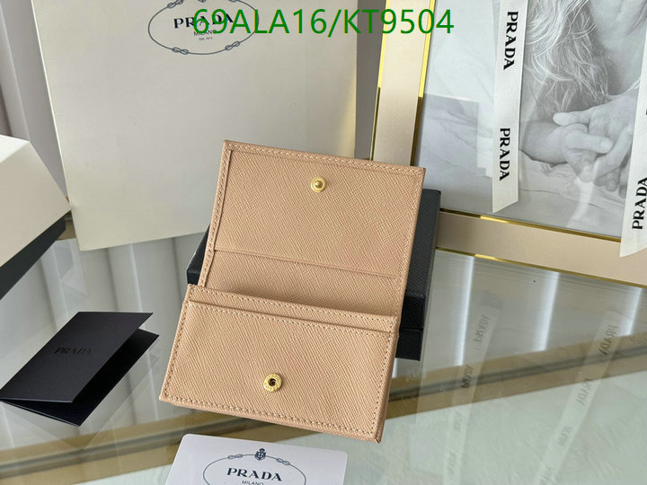 Prada-Wallet Mirror Quality Code: KT9504 $: 69USD