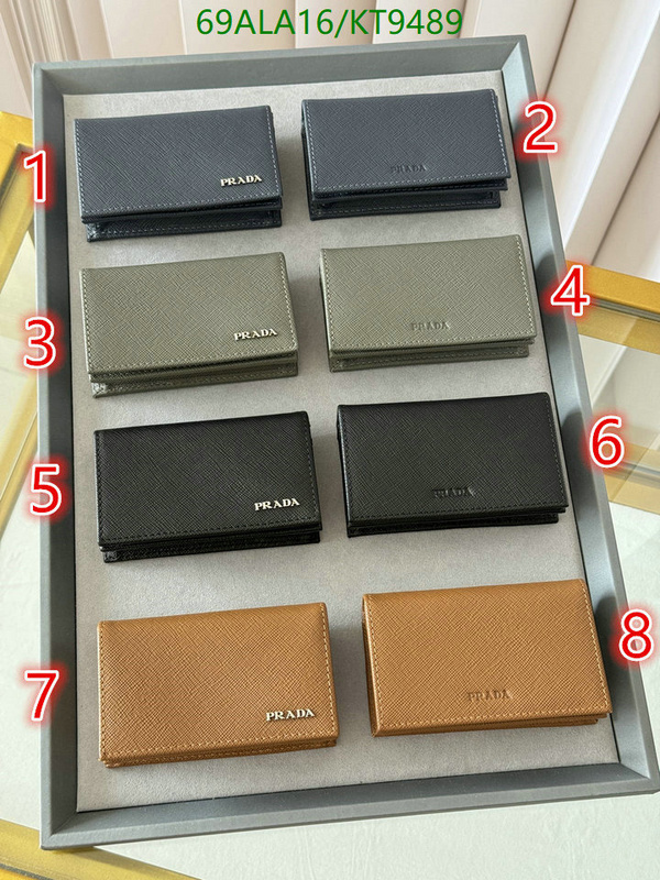 Prada-Wallet Mirror Quality Code: KT9489 $: 69USD