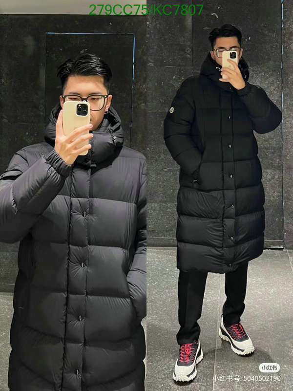 Moncler-Down jacket Men Code: KC7807 $: 279USD