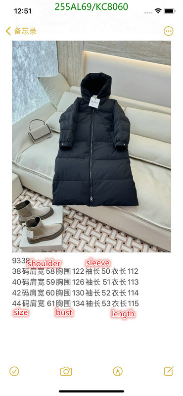 MaxMara-Down jacket Women Code: KC8060 $: 255USD