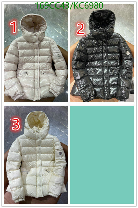 Moncler-Down jacket Women Code: KC6980 $: 169USD