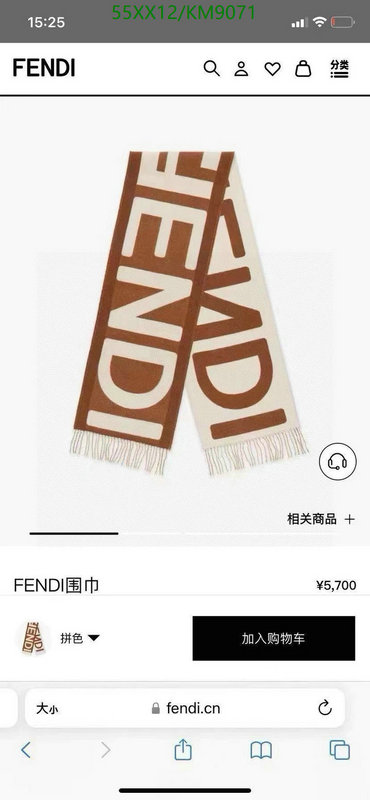 Fendi-Scarf Code: KM9071 $: 55USD