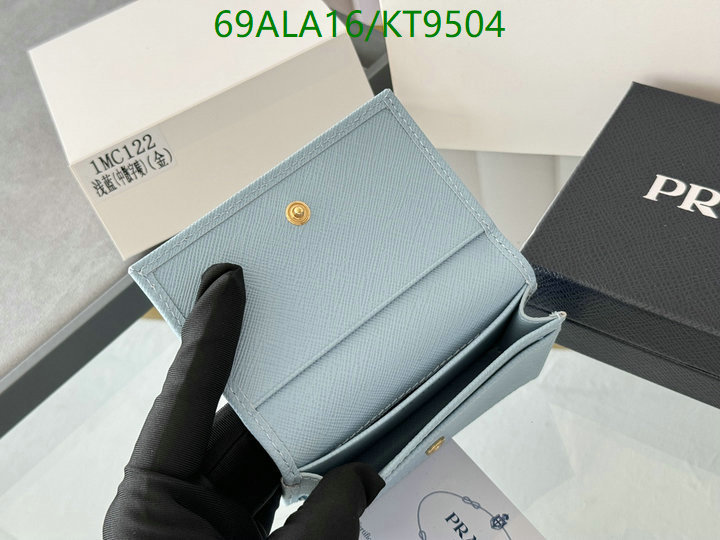 Prada-Wallet Mirror Quality Code: KT9504 $: 69USD