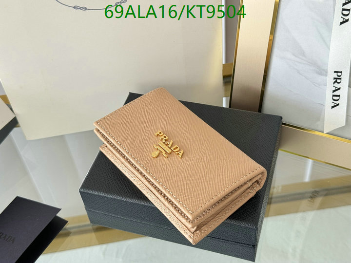 Prada-Wallet Mirror Quality Code: KT9504 $: 69USD