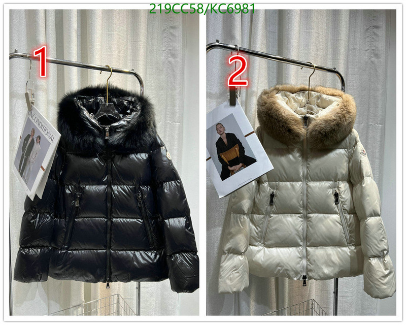 Moncler-Down jacket Women Code: KC6981 $: 219USD