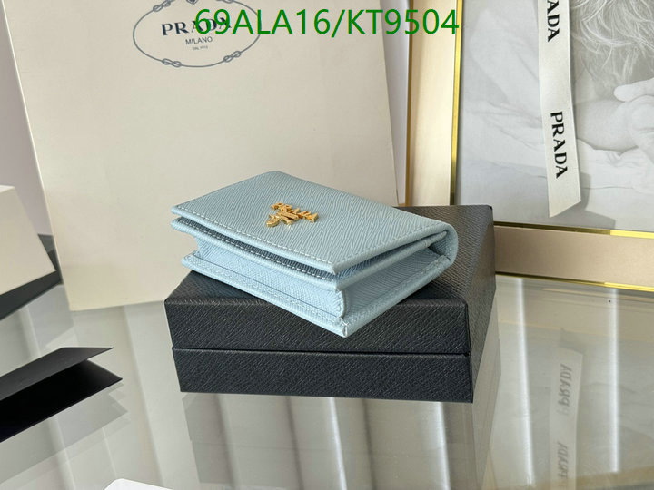 Prada-Wallet Mirror Quality Code: KT9504 $: 69USD