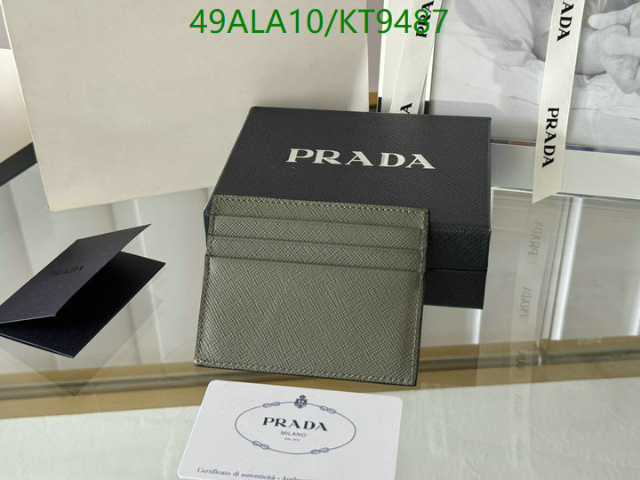 Prada-Wallet Mirror Quality Code: KT9487 $: 49USD