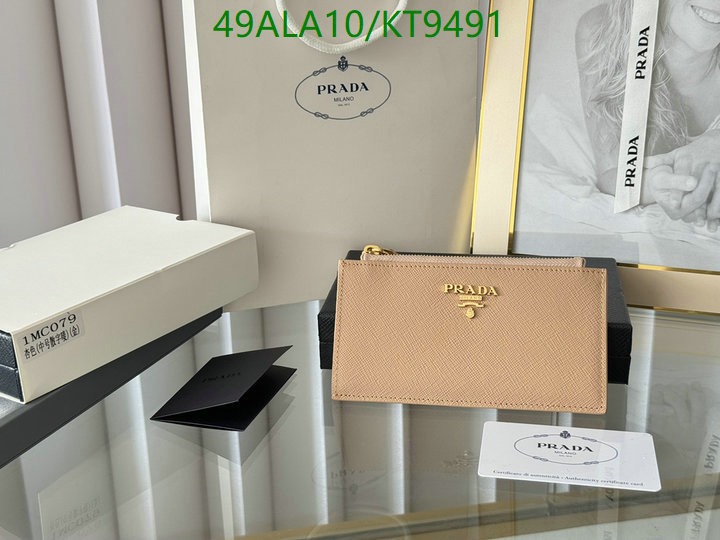 Prada-Wallet Mirror Quality Code: KT9491 $: 49USD