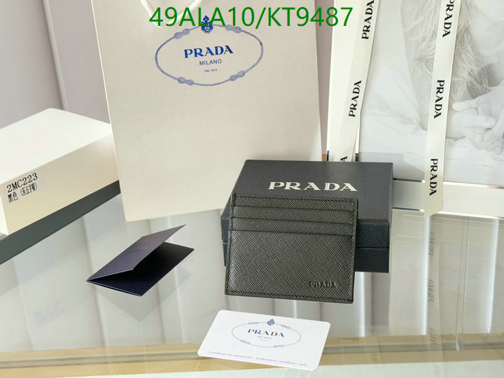 Prada-Wallet Mirror Quality Code: KT9487 $: 49USD