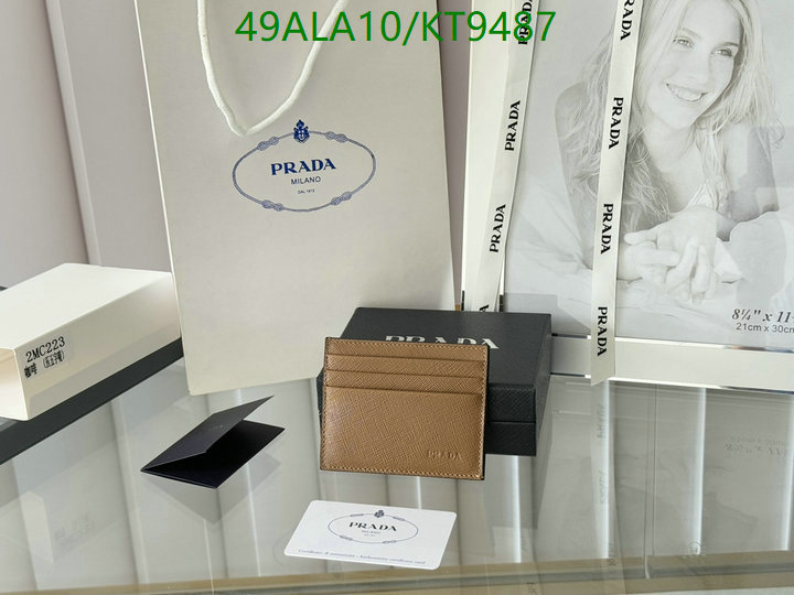 Prada-Wallet Mirror Quality Code: KT9487 $: 49USD