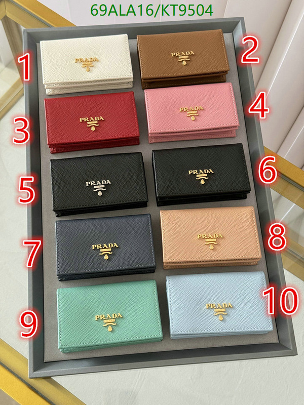 Prada-Wallet Mirror Quality Code: KT9504 $: 69USD