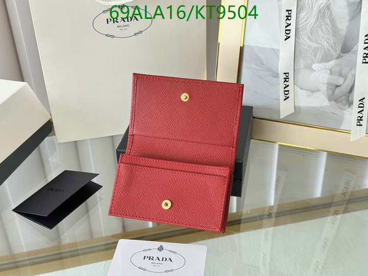 Prada-Wallet Mirror Quality Code: KT9504 $: 69USD