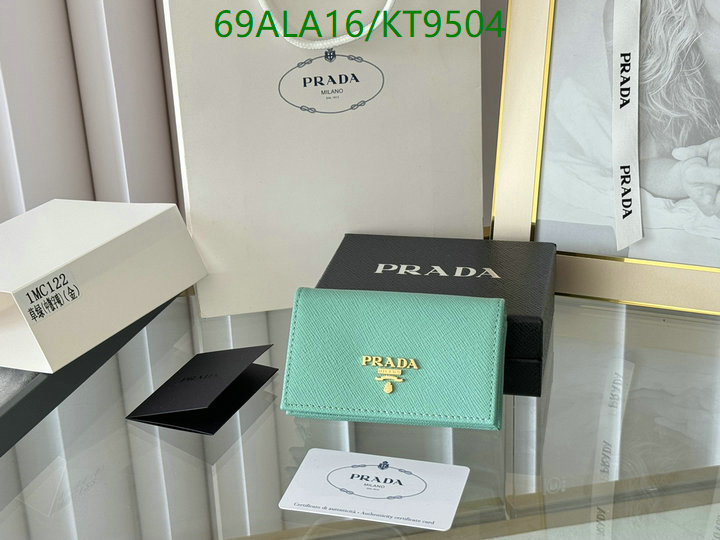 Prada-Wallet Mirror Quality Code: KT9504 $: 69USD