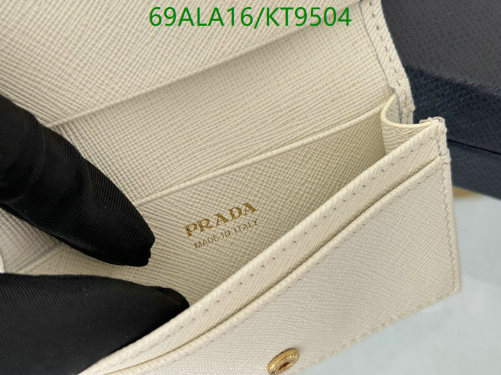 Prada-Wallet Mirror Quality Code: KT9504 $: 69USD