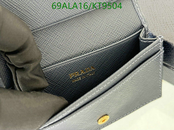 Prada-Wallet Mirror Quality Code: KT9504 $: 69USD