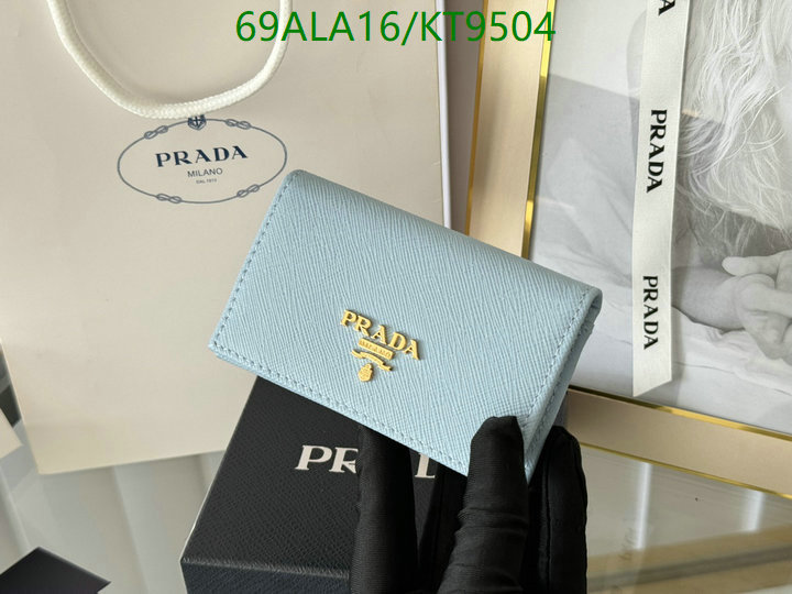 Prada-Wallet Mirror Quality Code: KT9504 $: 69USD