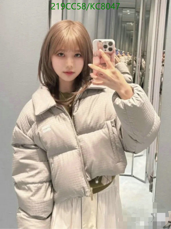 Miu Miu-Down jacket Women Code: KC8047 $: 219USD