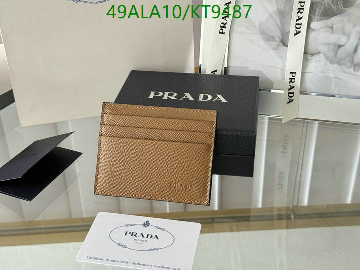 Prada-Wallet Mirror Quality Code: KT9487 $: 49USD