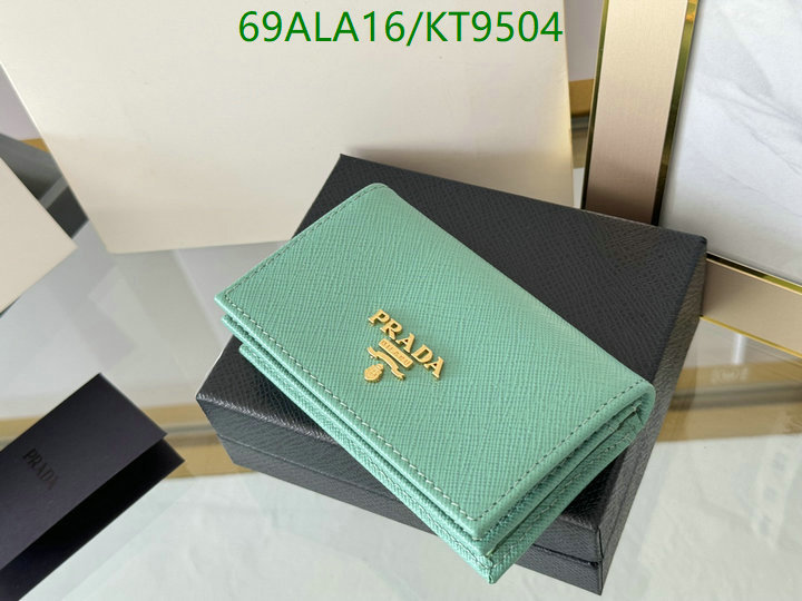 Prada-Wallet Mirror Quality Code: KT9504 $: 69USD