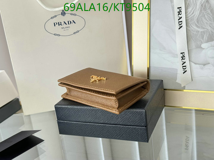 Prada-Wallet Mirror Quality Code: KT9504 $: 69USD