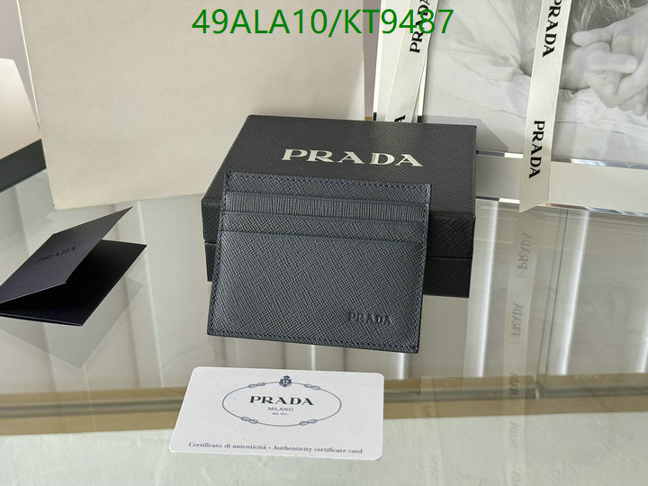 Prada-Wallet Mirror Quality Code: KT9487 $: 49USD