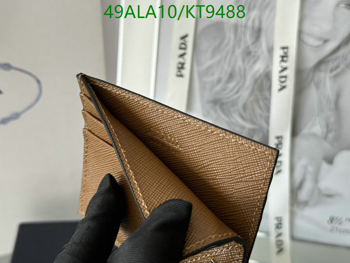 Prada-Wallet Mirror Quality Code: KT9488 $: 49USD