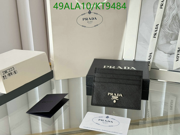 Prada-Wallet Mirror Quality Code: KT9484 $: 49USD