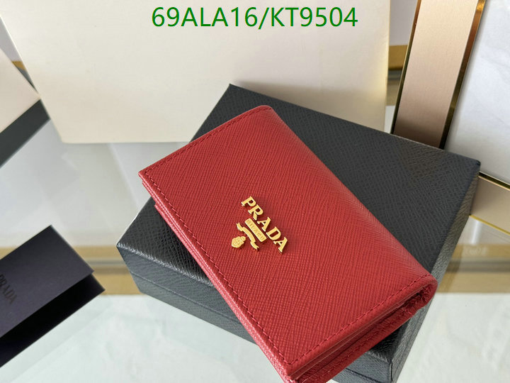 Prada-Wallet Mirror Quality Code: KT9504 $: 69USD