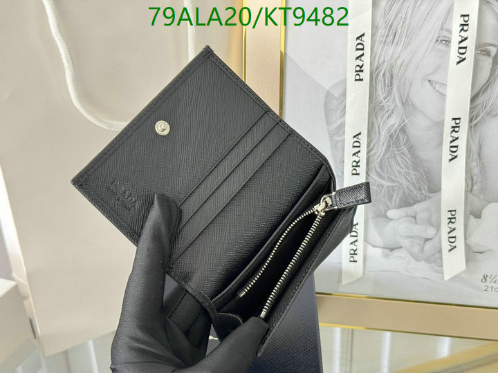 Prada-Wallet Mirror Quality Code: KT9482 $: 79USD