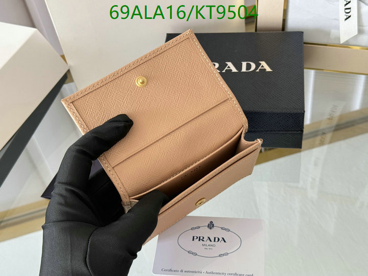 Prada-Wallet Mirror Quality Code: KT9504 $: 69USD