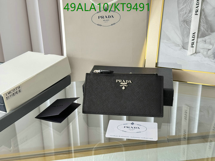 Prada-Wallet Mirror Quality Code: KT9491 $: 49USD