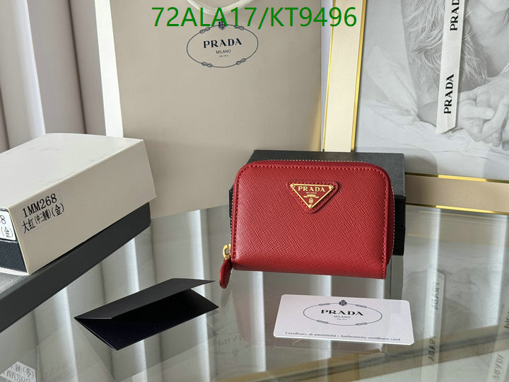 Prada-Wallet Mirror Quality Code: KT9496 $: 72USD