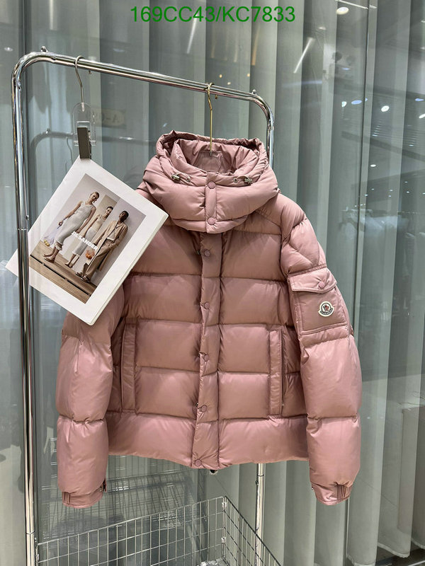 Moncler-Down jacket Women Code: KC7833 $: 169USD