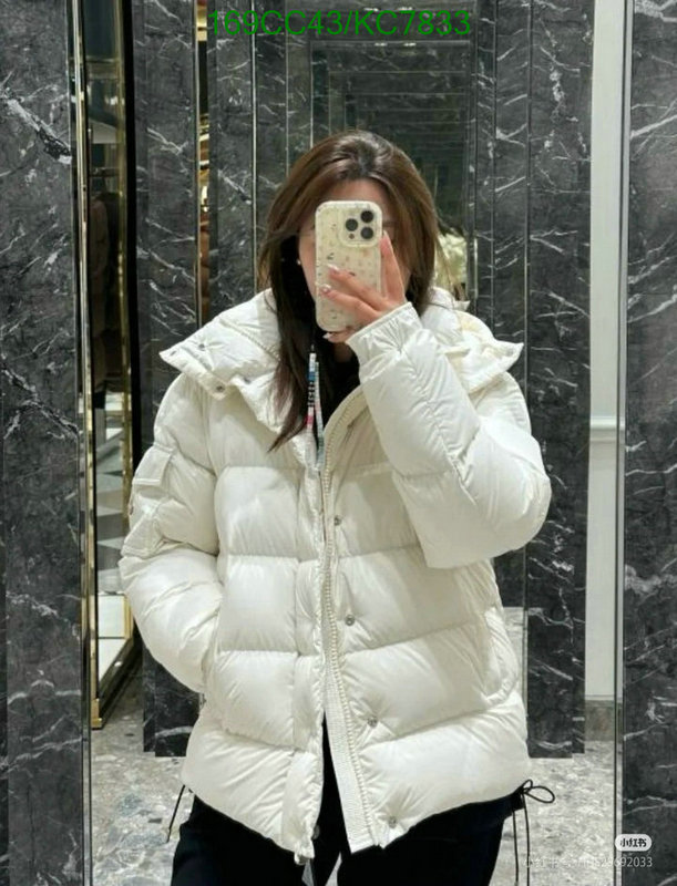 Moncler-Down jacket Women Code: KC7833 $: 169USD