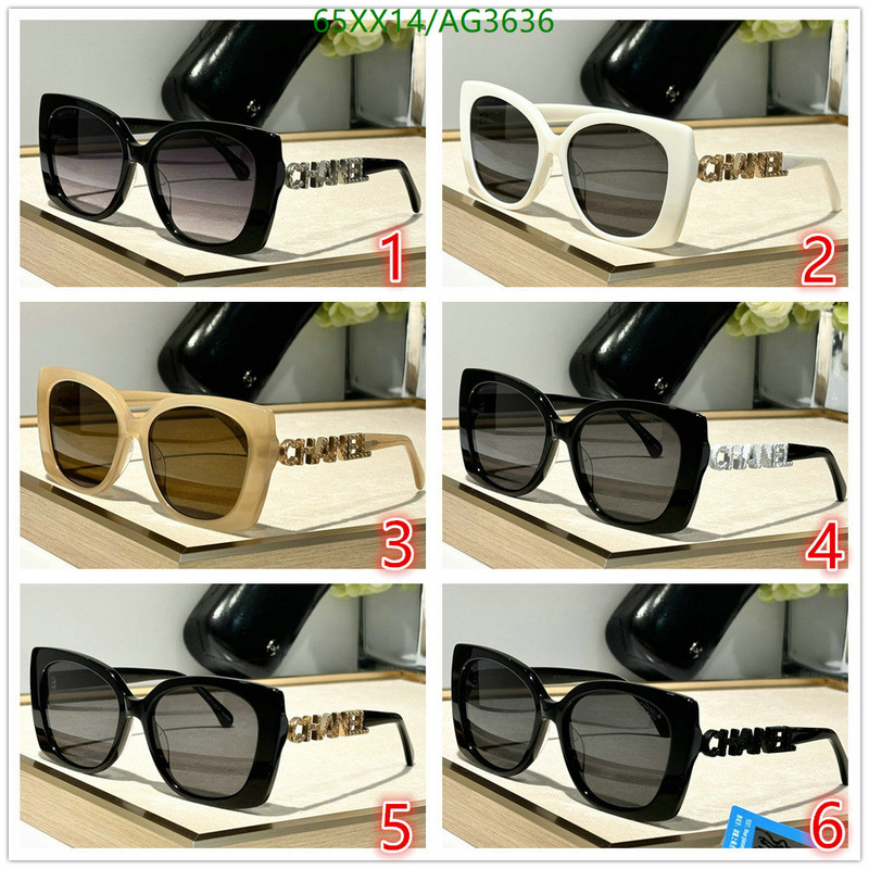 Chanel-Glasses Code: AG3636 $: 65USD