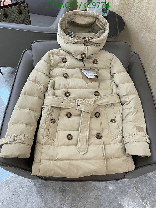 Burberry-Down jacket Women Code: KC9774 $: 239USD