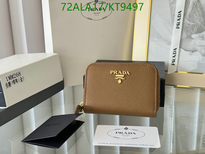 Prada-Wallet Mirror Quality Code: KT9497 $: 72USD