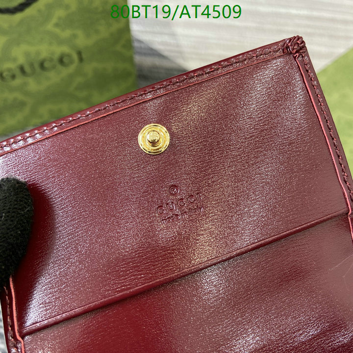 Gucci-Wallet Mirror Quality Code: AT4509 $: 80USD