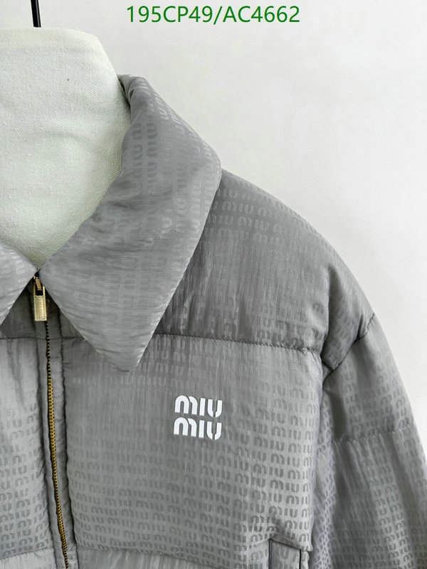 Miu Miu-Down jacket Women Code: AC4662 $: 195USD