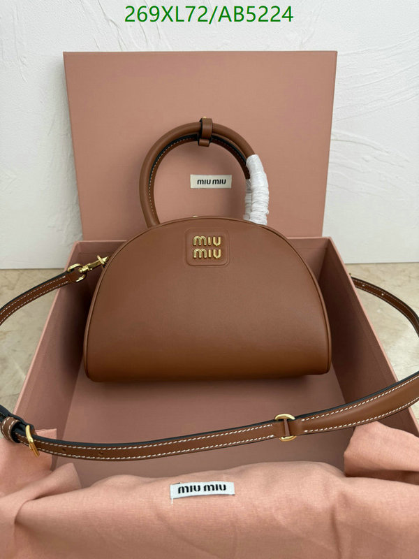 Miu Miu-Bag-Mirror Quality Code: AB5224 $: 269USD