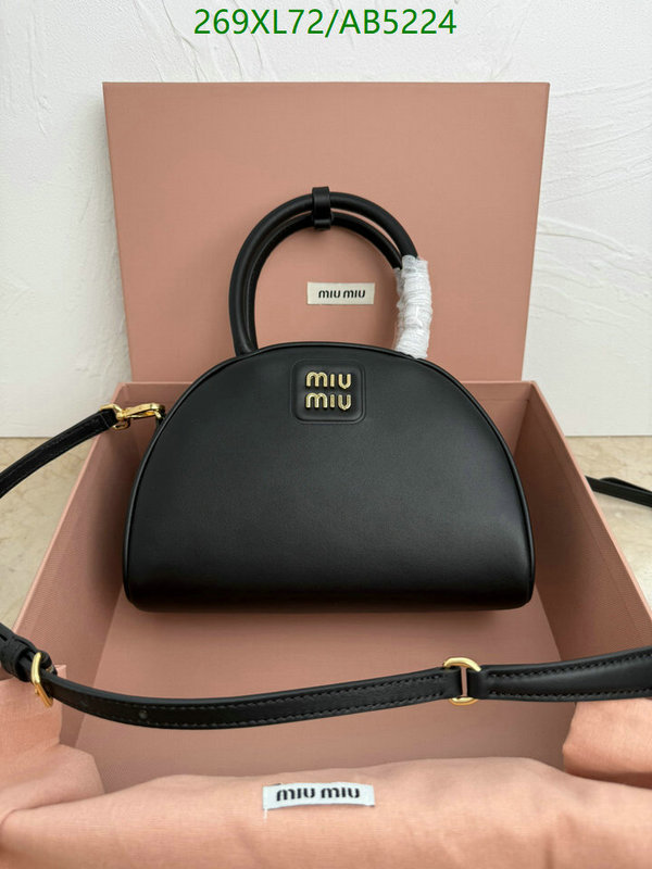 Miu Miu-Bag-Mirror Quality Code: AB5224 $: 269USD