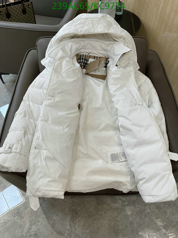 Burberry-Down jacket Women Code: KC9774 $: 239USD