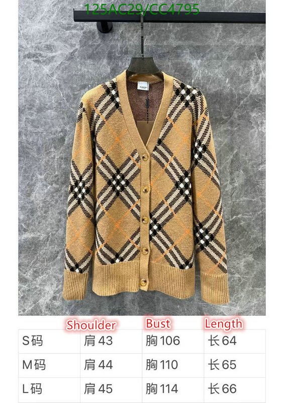 Burberry-Clothing Code: CC4795 $: 125USD