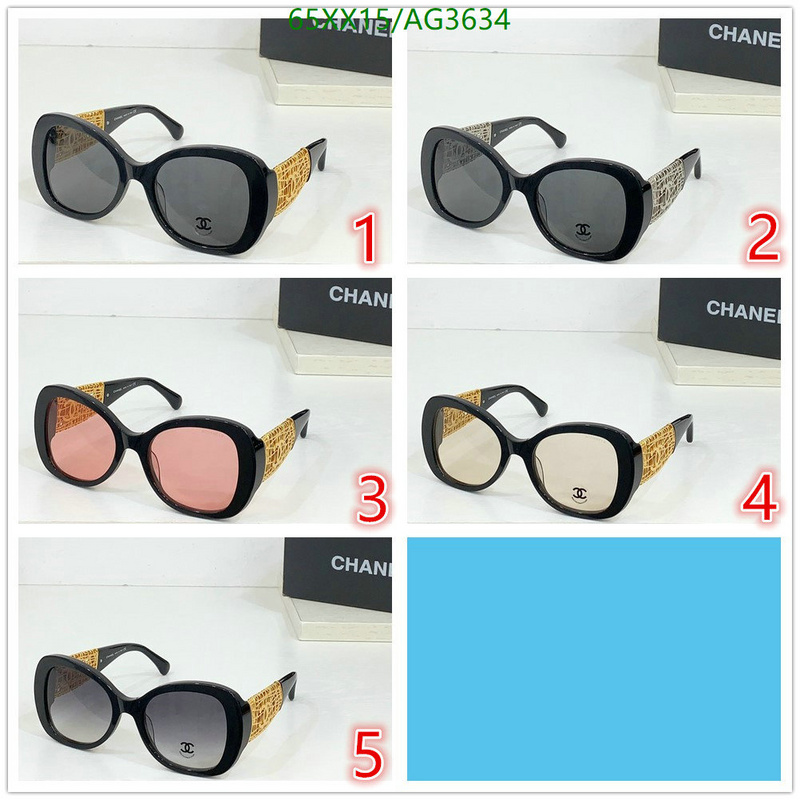 Chanel-Glasses Code: AG3634 $: 65USD