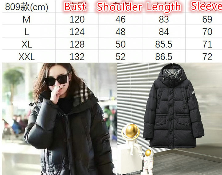 Burberry-Down jacket Women Code: CC4875 $: 215USD