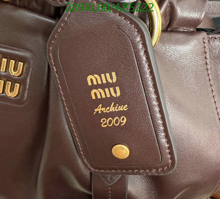 Miu Miu-Bag-Mirror Quality Code: AB5222 $: 289USD