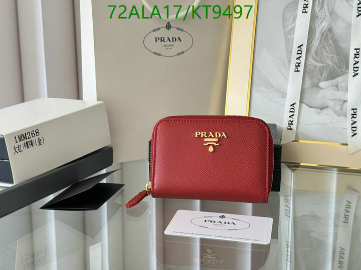 Prada-Wallet Mirror Quality Code: KT9497 $: 72USD