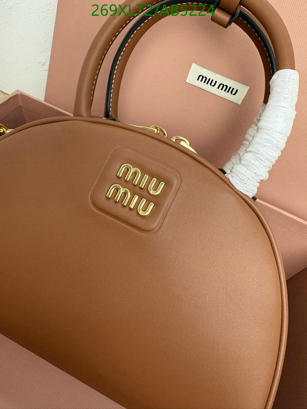 Miu Miu-Bag-Mirror Quality Code: AB5224 $: 269USD