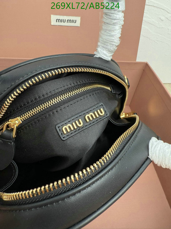 Miu Miu-Bag-Mirror Quality Code: AB5224 $: 269USD